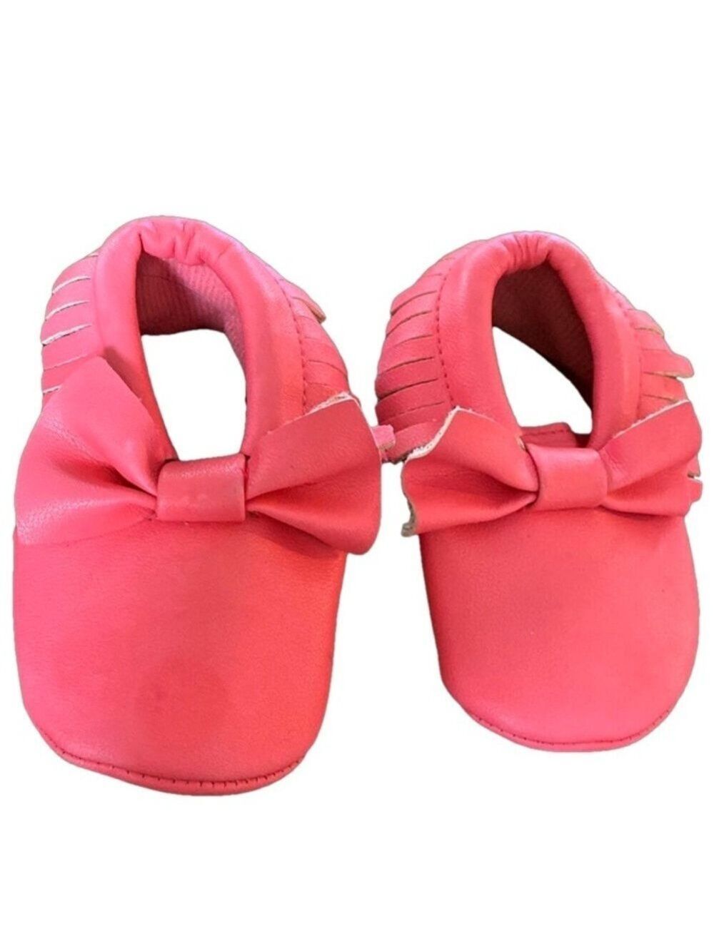 Romirus Shoes Faux Leather Hot Pink Baby Shoes Size 2